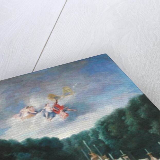 The Groves of Versailles. View of the Arc de Triomphe and France Triumphant with Nymphs Chaining Captives before Venus and Mars, 1688 by Jean the Younger Cotelle