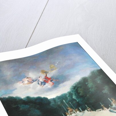 The Groves of Versailles. View of the Arc de Triomphe and France Triumphant with Nymphs Chaining Captives before Venus and Mars, 1688 by Jean the Younger Cotelle