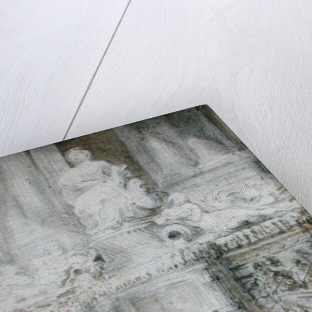 The Fountain on the Rue de Grenelle, 1777 by Gabriel de Saint-Aubin