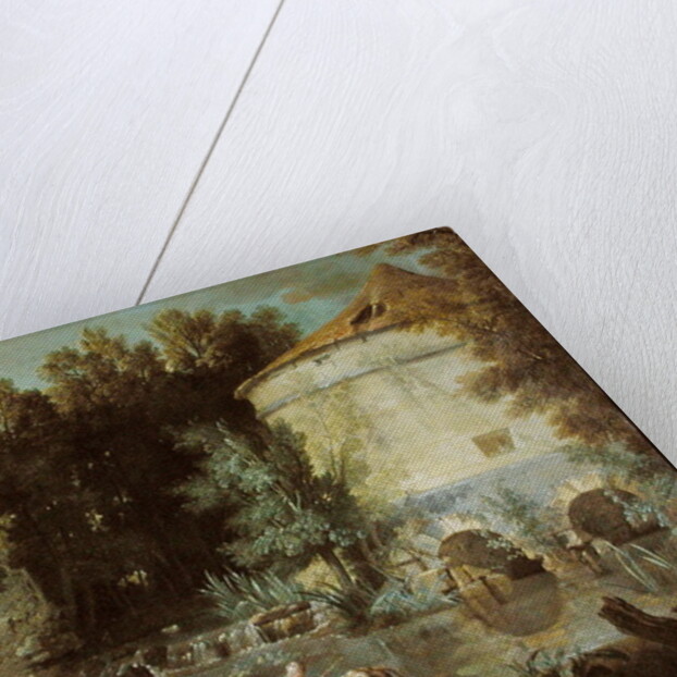 Landscape with a Round Tower, 1737 by Jean-Baptiste Oudry