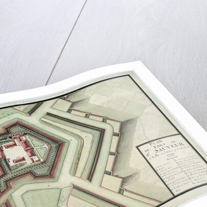 Fort of Saint-Sauveur, Lille, in 1728 by Claude Masse