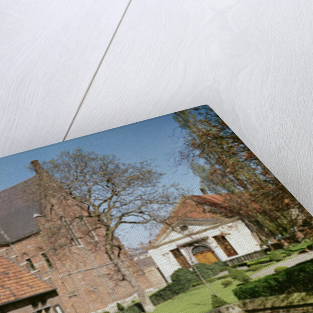 View of the House of the Abbess, the refectory and a dormitory by School Flemish