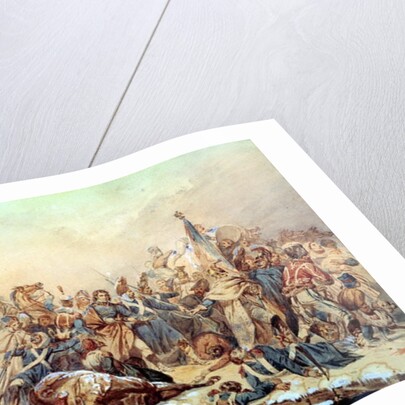 Dominique Larrey crossing the Bérézina, November 1812 by Alexandre Solde