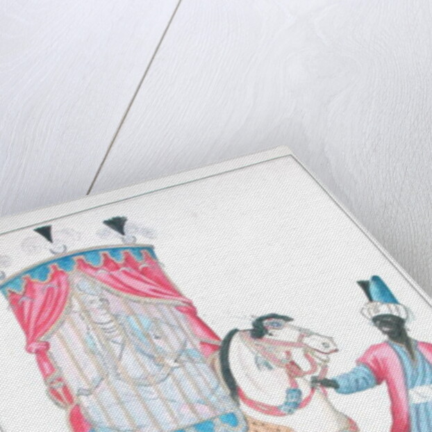 Turkish princess on her way to the mosque for her marriage by French School