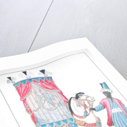 Turkish princess on her way to the mosque for her marriage by French School