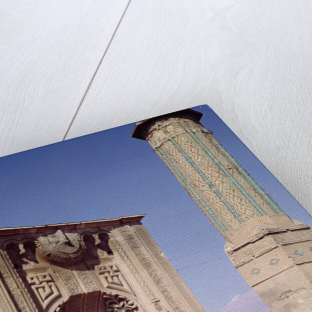 Entrance portal and minaret, built c.1260-65 by Islamic School