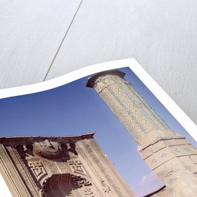 Entrance portal and minaret, built c.1260-65 by Islamic School