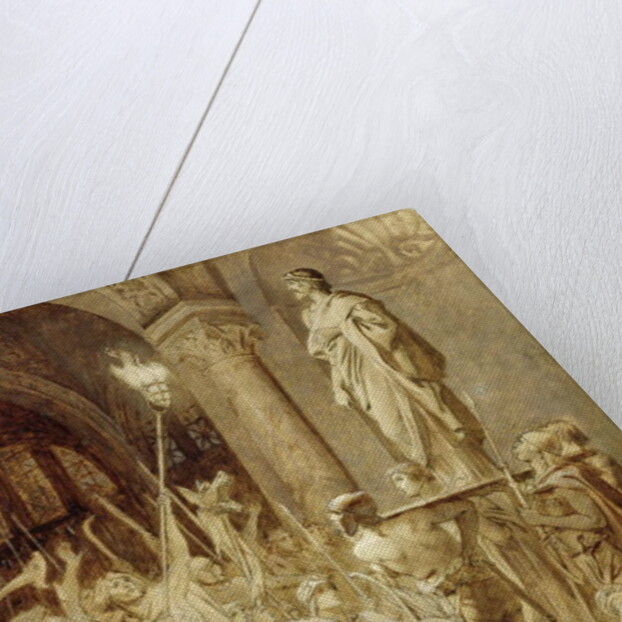 Clovis Carried on his Shield by Joseph Paul Blanc