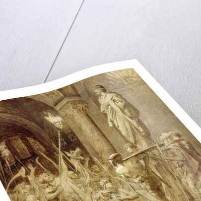 Clovis Carried on his Shield by Joseph Paul Blanc