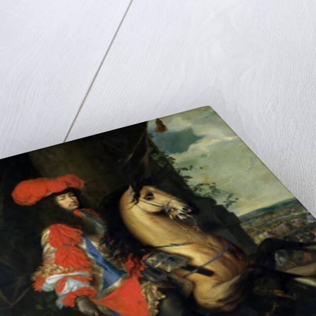 Equestrian Portrait of Louis XIV by Charles & Meulen Adam van der Le Brun