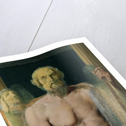 Homer, study for The Apotheosis of Homer, 1826-27 by Jean Auguste Dominique Ingres