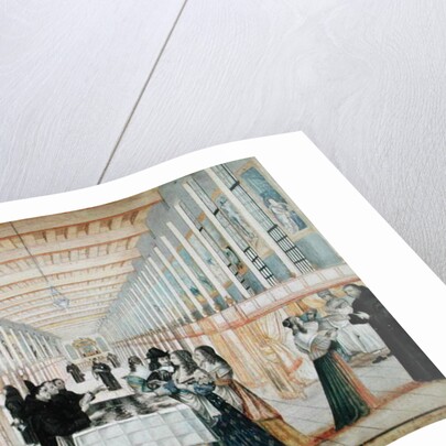 The Infirmary of the Sisters of Charity during a visit of Anne of Austria c.1640 by Abraham Bosse