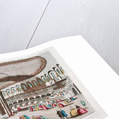 Interior of the Rotunda, Ranelagh House, London by French School