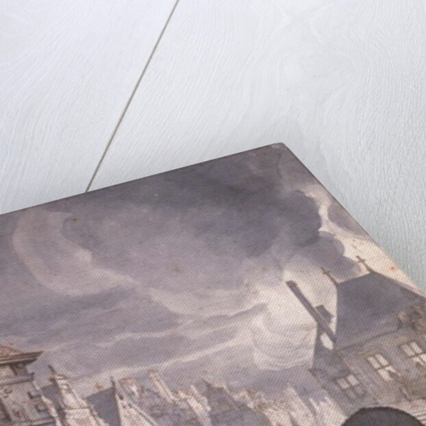 Fire at the Old Town Hall in Amsterdam, 17th July 1652 by Jan van der Heyden