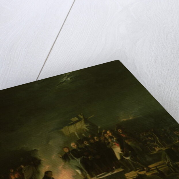 Bivouac of Napoleon I on the Battlefield of the Battle of Wagram, 5th-6th July 1809, 1810 by Adolphe Roehn