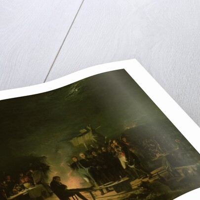 Bivouac of Napoleon I on the Battlefield of the Battle of Wagram, 5th-6th July 1809, 1810 by Adolphe Roehn