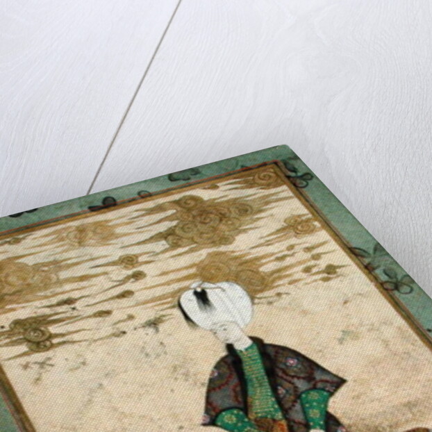 Equestrian portrait of Sultan Osman II 1618 by Nakshi Nakshi