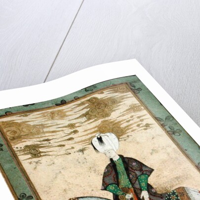 Equestrian portrait of Sultan Osman II 1618 by Nakshi Nakshi