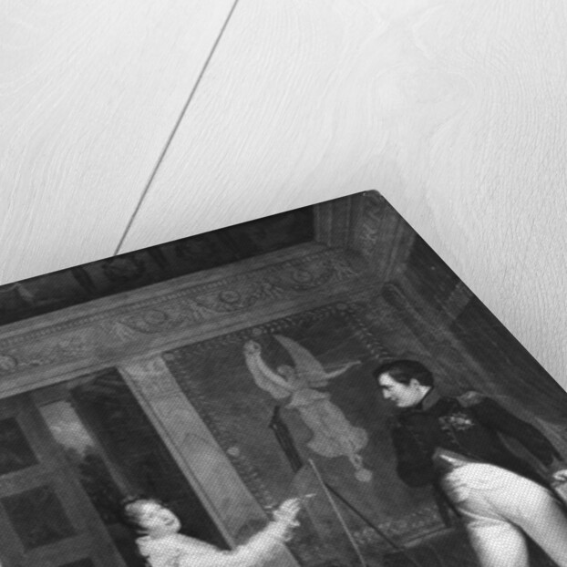 Marie Louise of Habsbourg Lorraine Painting a Portrait of Napoleon I by Alexandre Menjaud
