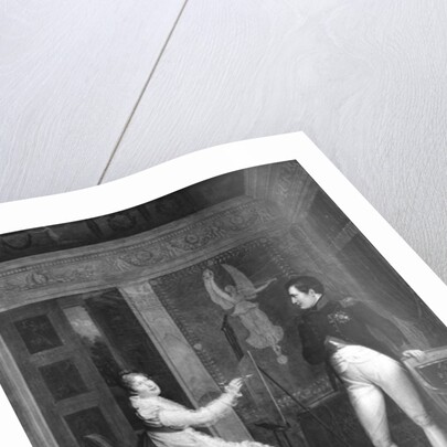Marie Louise of Habsbourg Lorraine Painting a Portrait of Napoleon I by Alexandre Menjaud