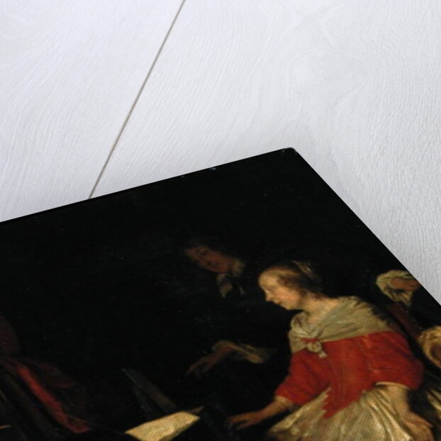 The Virginal Lesson by Gabriel Metsu