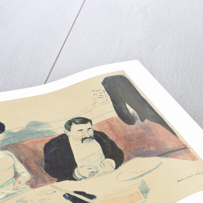 Couple in a Restaurant by Rene George Hermann-Paul