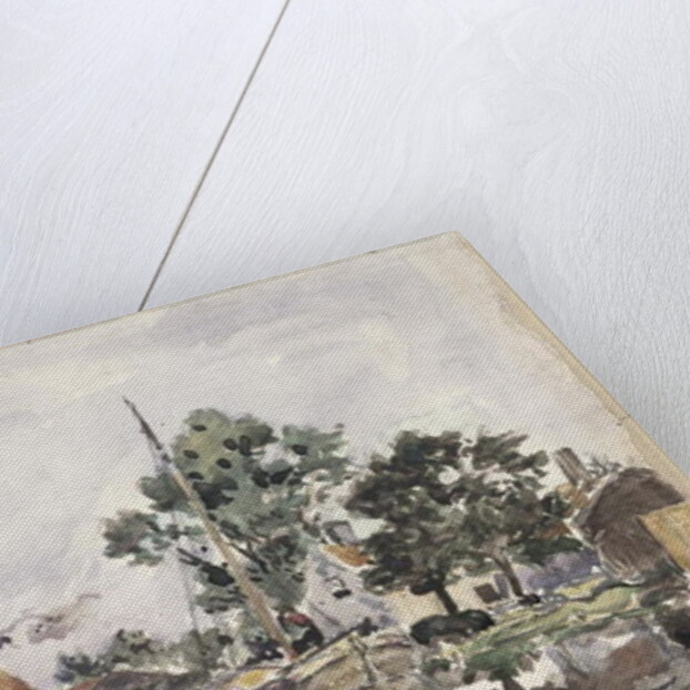 A Canal in The Hague, 1868 by Johan-Barthold Jongkind