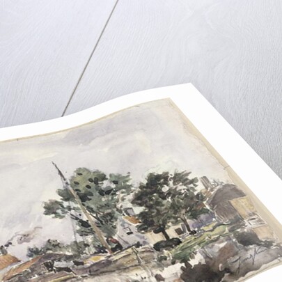 A Canal in The Hague, 1868 by Johan-Barthold Jongkind