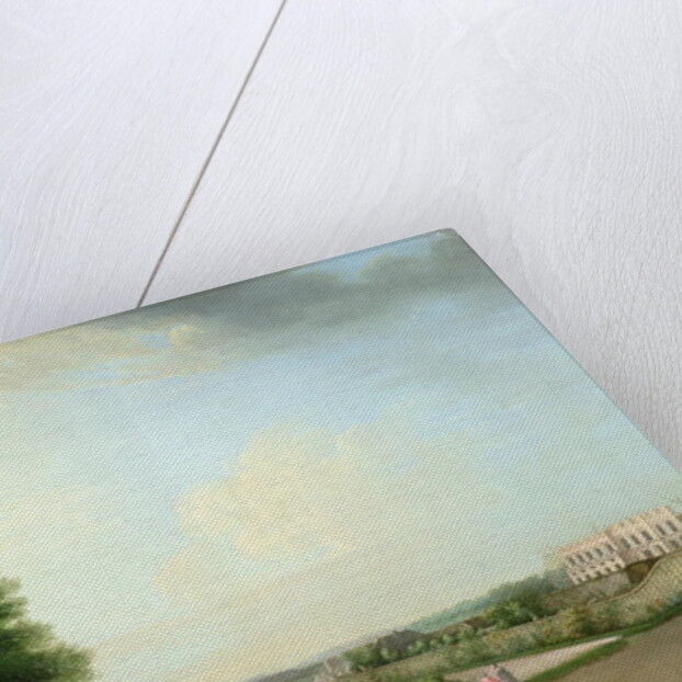 The Construction of the Place Louis XV from the Garden of the Hotel de Resnel, c.1760 by French School