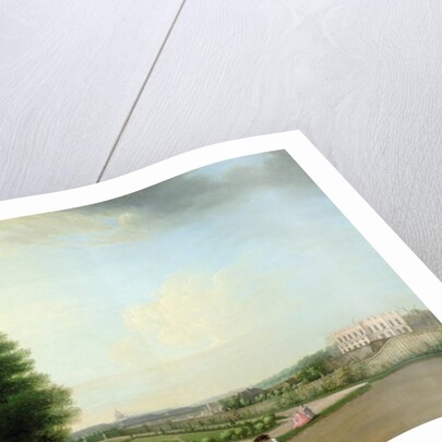 The Construction of the Place Louis XV from the Garden of the Hotel de Resnel, c.1760 by French School