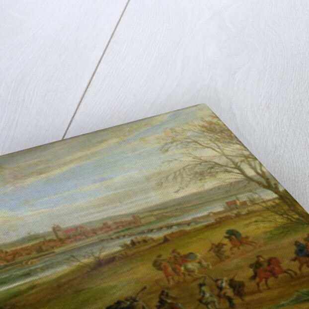 View of the Siege of Dole, 14 February 1668, after 1668 by Adam Frans Van der (and studio) Meulen