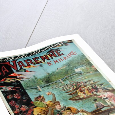 Poster advertising the Chemin de Fer de l'Est by French School