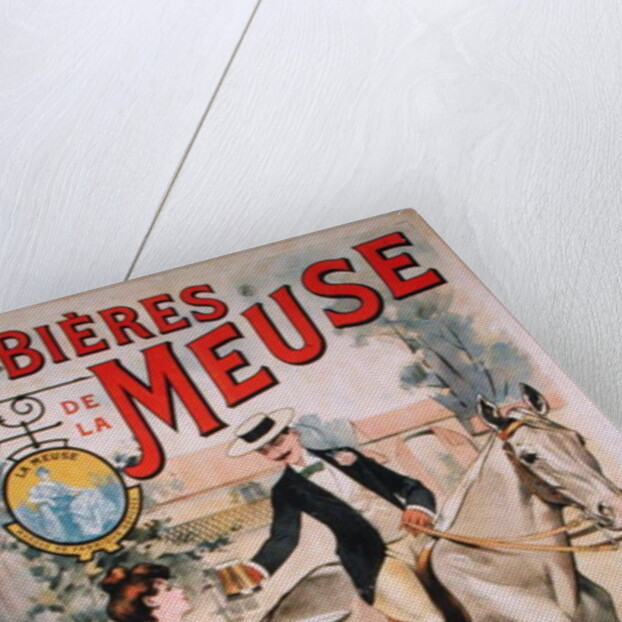 Poster advertising the Bieres de la Meuse at the Brasseries of Sevres and Bar-le-Duc by French School