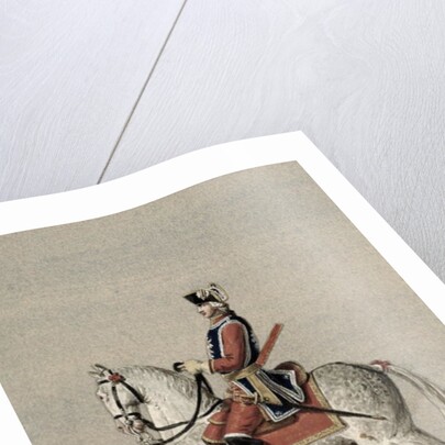 Equestrian portrait of Prince Charles de Beauveau-Craon by Pierre Antoine Lesueur