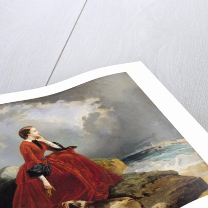 Empress Eugenie in Biarritz, 1858 by E. Defonds