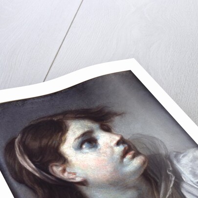 Head of a Young Girl by Jean Baptiste Greuze