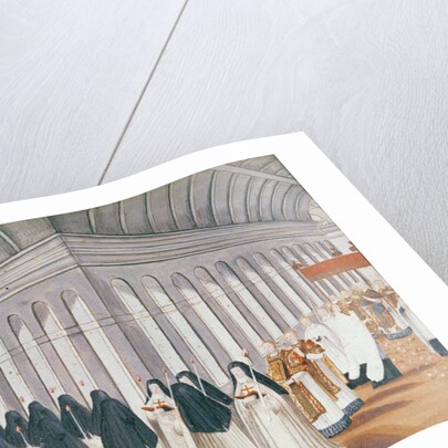 Procession of the Holy Sacrament in the Cloister by Louise Madelaine Cochin