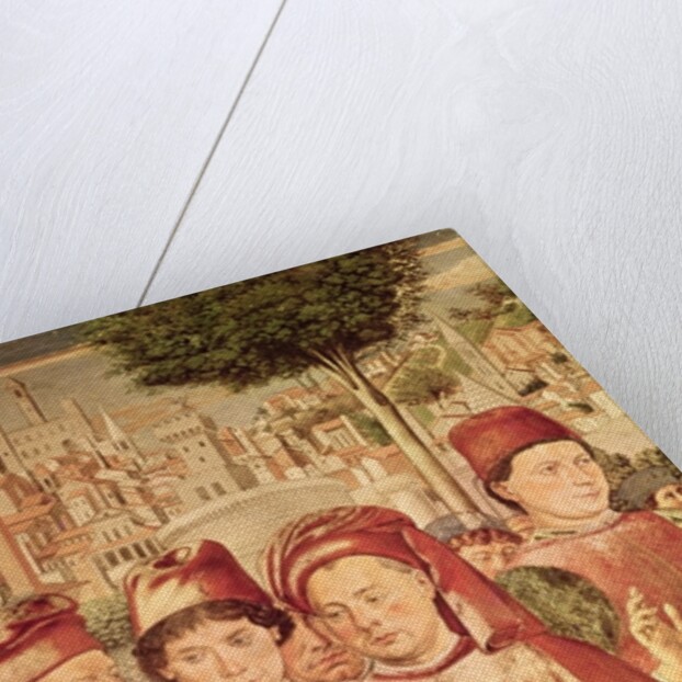 St. Augustine Departing for Milan by Benozzo di Lese di Sandro Gozzoli