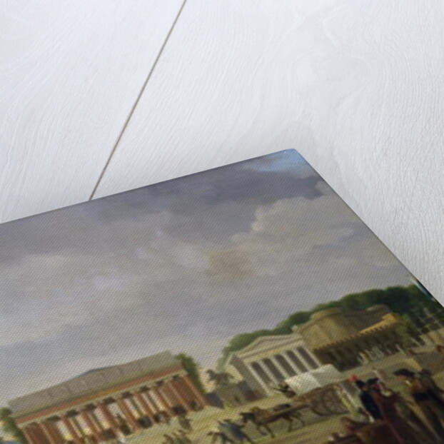 View of the Grand Theatre Constructed in the Place de la Concorde for the Fete de la Paix, 9th November 1801 by Jean-Baptiste-Louis Cazin