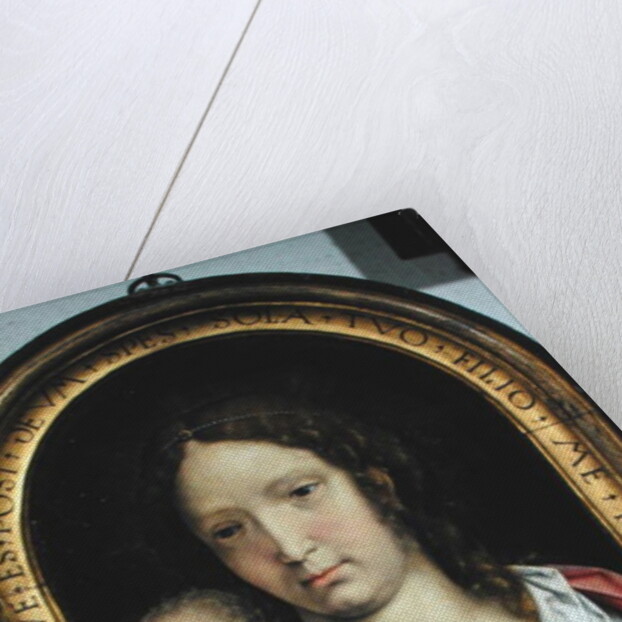 The Carondelet Diptych: right hand panel depicting the Virgin and Child, 1517 by Jan Gossaert