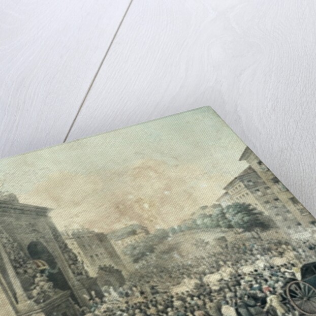 Entrance of Louis XVIII through the Porte Saint-Denis, 1814 by Nicolas Joseph Vergnaux