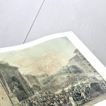 Entrance of Louis XVIII through the Porte Saint-Denis, 1814 by Nicolas Joseph Vergnaux