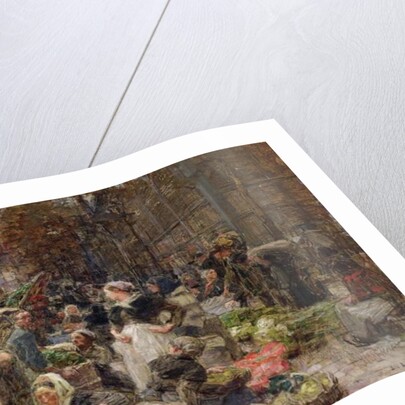 Les Halles by Leon Augustin Lhermitte