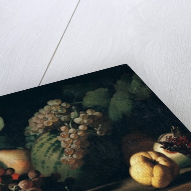 Still Life with Grapes and Pomegranate by Italian School