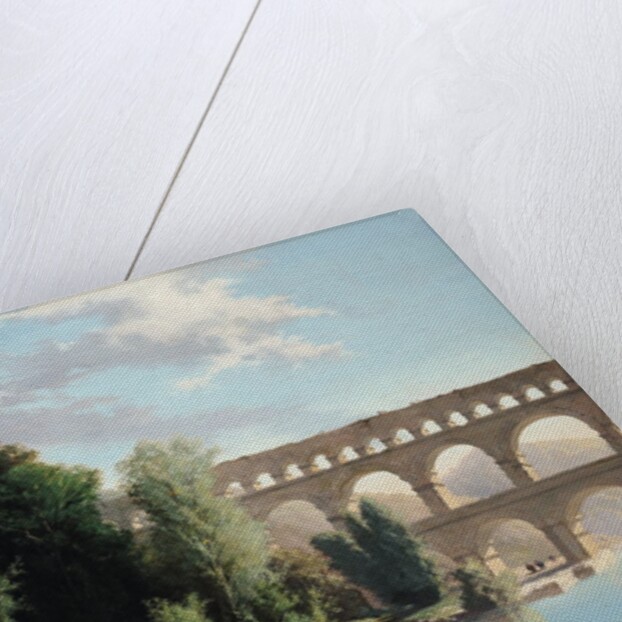View of the Pont du Gard, 1859 by Henri Marie Poinsot