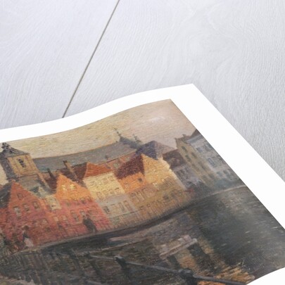 Quai de la Paille, Bruges by Paul Albert Steck