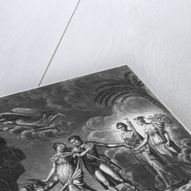 Allegory of the Good Government of Napoleon Bonaparte from 'Le Soutien de la France', c.1801 by Alexis Chataigner