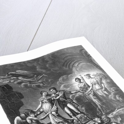 Allegory of the Good Government of Napoleon Bonaparte from 'Le Soutien de la France', c.1801 by Alexis Chataigner
