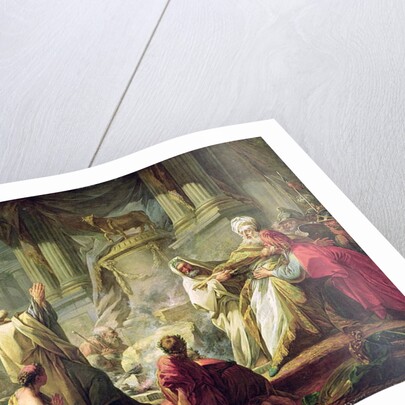 Jeroboam Sacrificing to the Golden Calf, 1752 by Jean-Honore Fragonard