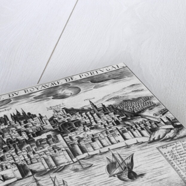 View of Lisbon, Portugal 16th century by French School